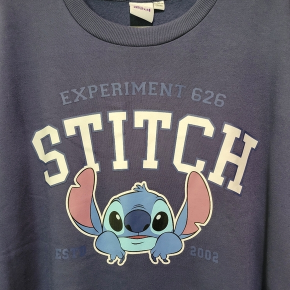 Stitch Graphic Women's Sweater - Blue - Picture 2 of 10